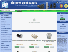 Tablet Screenshot of discountpoolsupply.biz